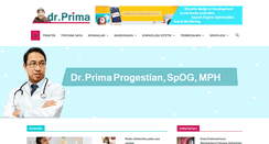 Desktop Screenshot of drprima.com